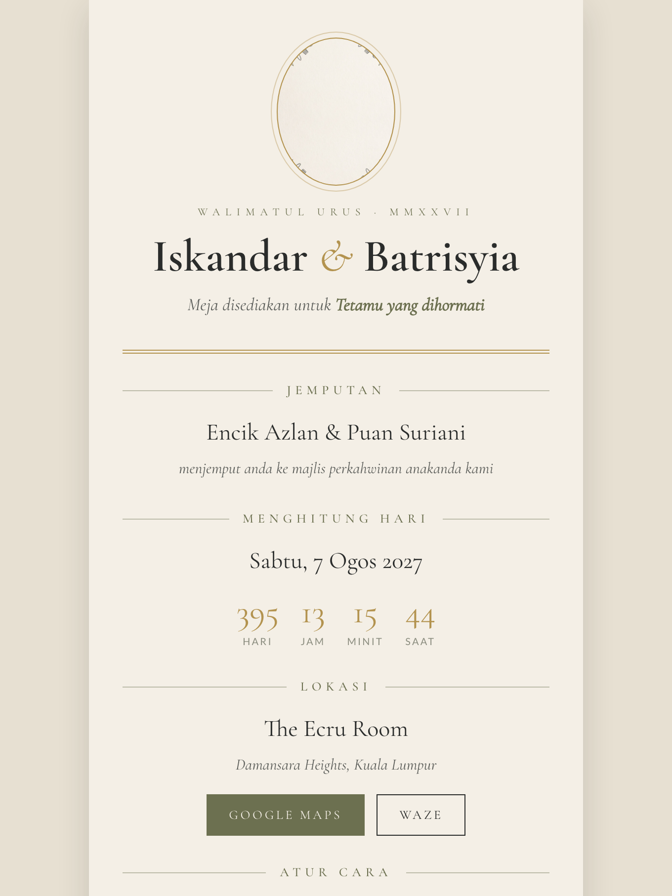Menu Santapan