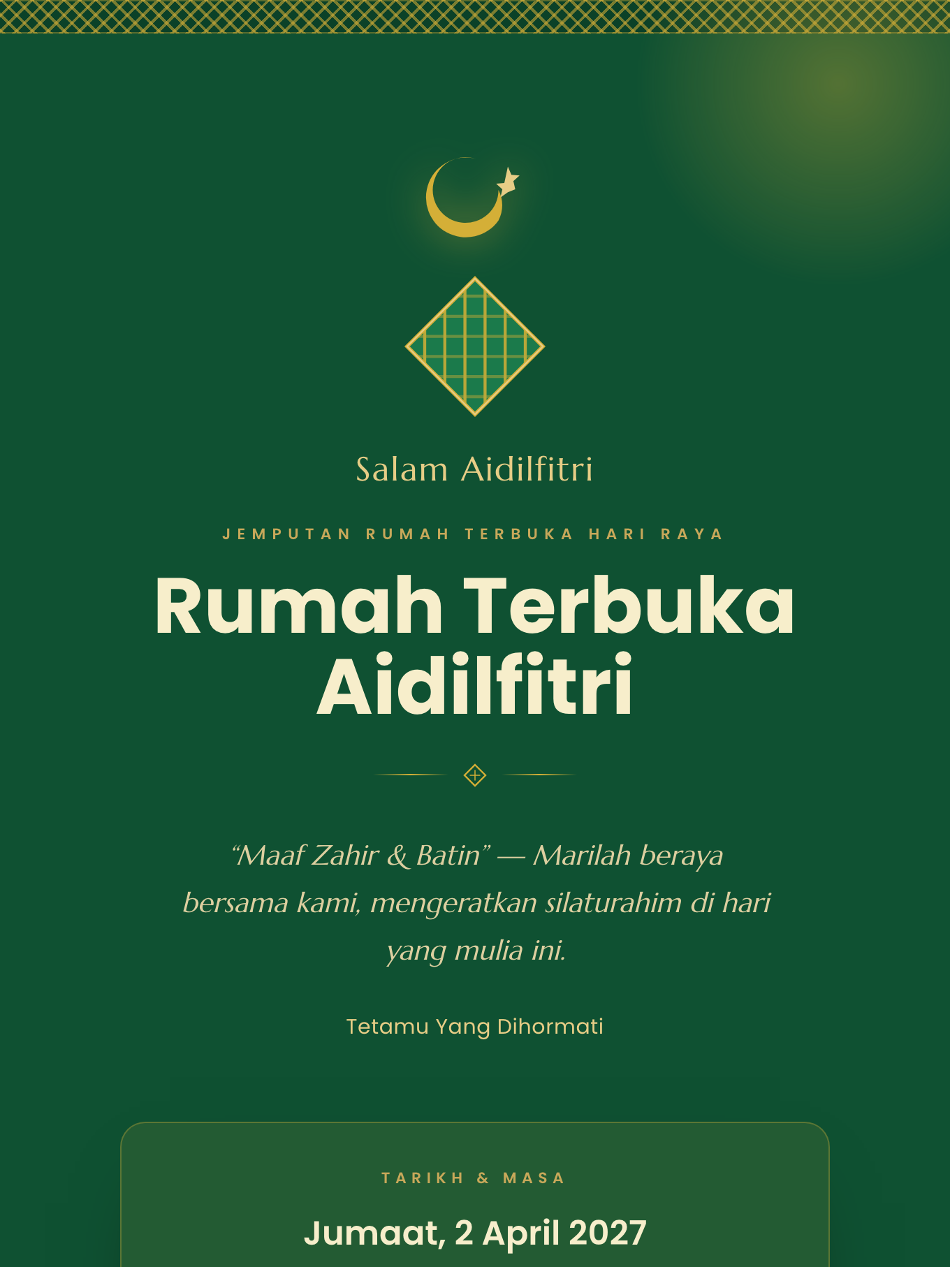 Rumah Terbuka Aidilfitri