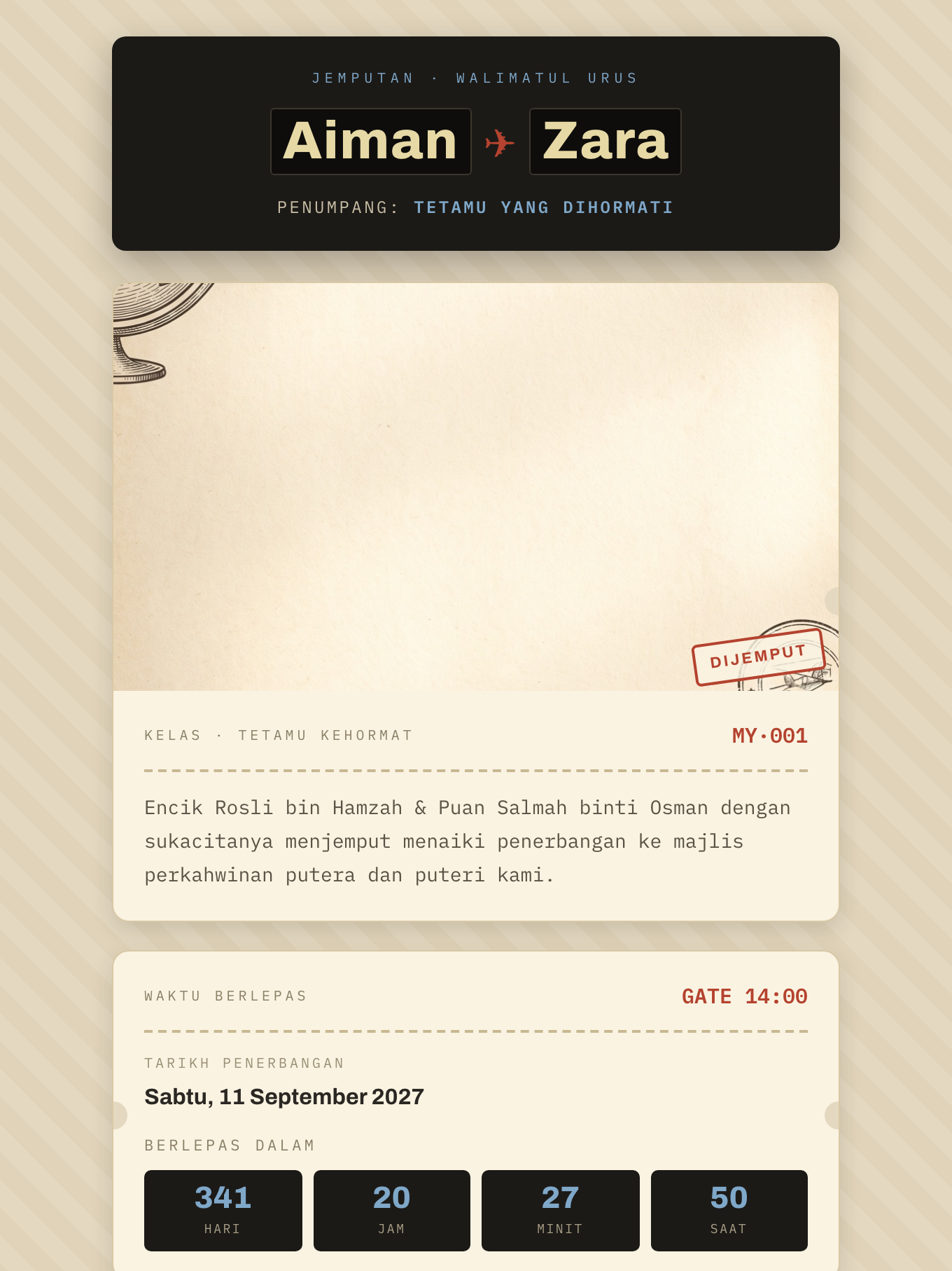 Tiket Perkahwinan